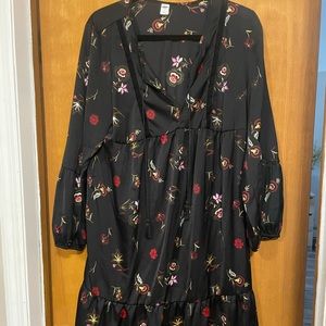 Old navy floral long sleeve dress